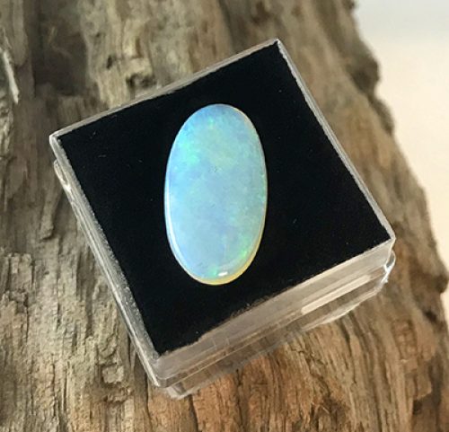 Andamooka Opal Oval Cabochon 19.7x10.2mm