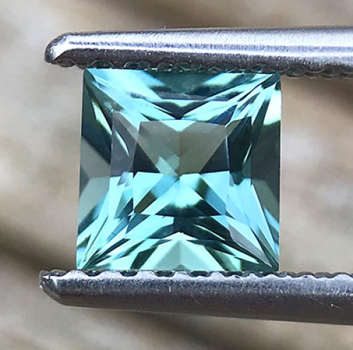 Tourmaline Indicolite Princess 4.9mm