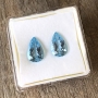 Aquamarine Pear Pair 8.33 carats total