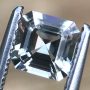 Madagascan Sapphire White Square Mixed Radiant Cut 4.9mm