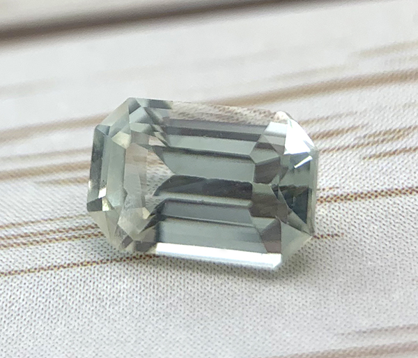 Ceylon Sapphire White Emerald Cut 0.76 carats – Langford Gems