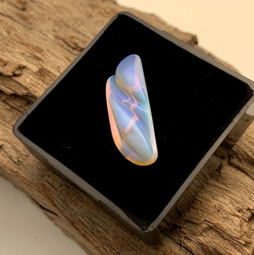 Andamooka Opal Freeform Carving 24.7x8.8mm