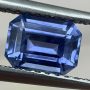 Ceylon Sapphire Blue Emerald Cut 1.08 carats