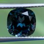Spinel Teal Square Cushion 7.5mm