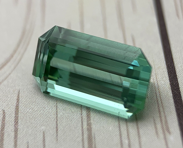 Tourmaline Green Emerald Cut 2.76 carats – Langford Gems