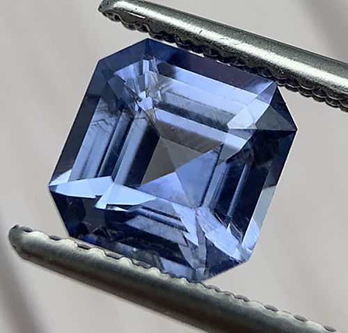 Ceylon Sapphire Blue Square Emerald Cut 6.1mm