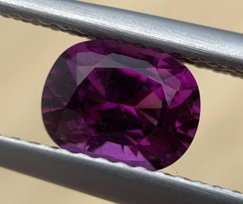 Garnet Rhodolite Purple Cushion 1.38 carats