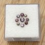 Madagascan Sapphire Fancy Colour Round Cluster Set of 9