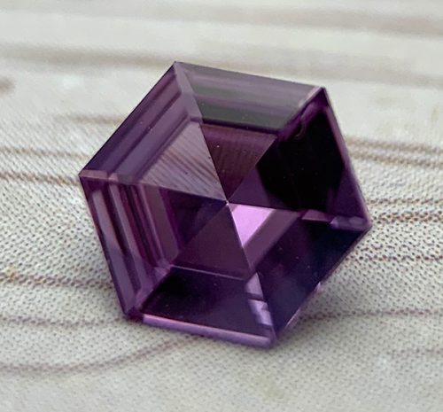 Ceylon Sapphire Purple Hexagon 5mm