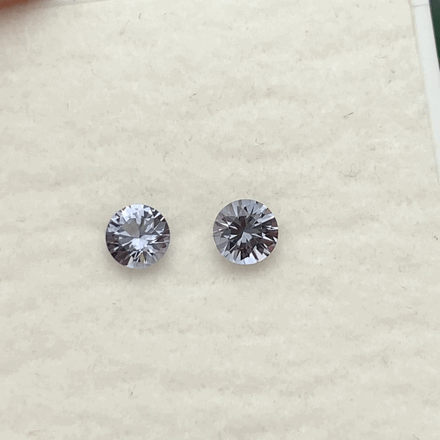 Spinel Grey Round Pair 4.5mm – Langford Gems