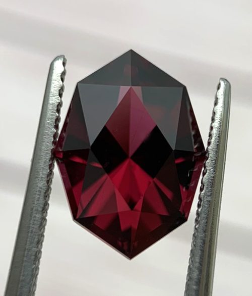 Garnet Rhodolite Pink Elongated Octagon 3.13 carats