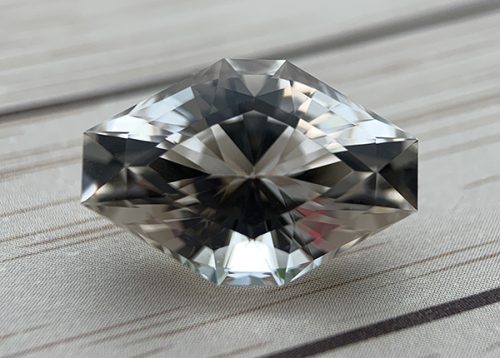 Australian Zircon Pink Elongated Octagon 7.05 carats