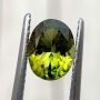 Tourmaline Bicolour Green Yellow Oval 1.21 carats