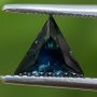 Australian Sapphire Blue Green Triangle 0.8 carats