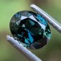 Australian Sapphire Blue Green Oval 0.94 carats