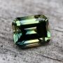 Australian Sapphire Parti Blue Yellow Emerald Cut 0.85 carats