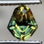 Australian Sapphire Parti Blue Yellow Pendaloque 1.18 carats