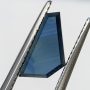 Australian Sapphire Blue Freeform Pentagon Tablet Cut 1.25 carats