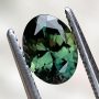 Australian Sapphire Blue Green Oval 1.18 carats