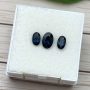 Australian Sapphire Blue Oval Trilogy 1.13 carats total