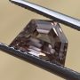 Australian Zircon Dusty Pink Freeform Pentagon 1.11 carats