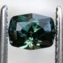 Australian Sapphire Blue Green Fancy Cushion 0.88 carats