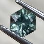 Australian Sapphire Blue Green Hexagon 4.5mm