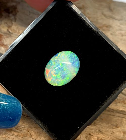 Andamooka Opal Oval Cabochon 13.6x10.3mm