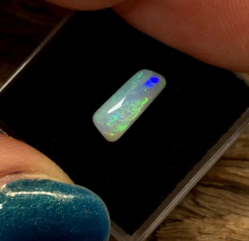 Coober Pedy Opal Freeform Cabochon 10.7x4.4mm
