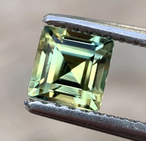 Australian Sapphire Parti Blue Yellow Carre Cut 4.7mm
