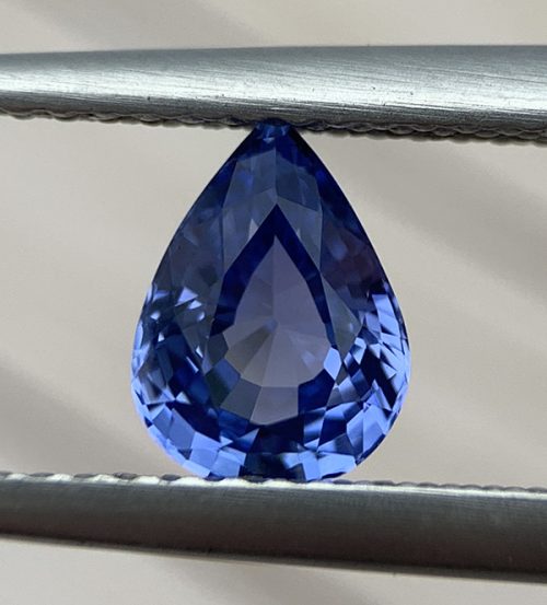 Ceylon Sapphire Blue Pear 1.17 carats