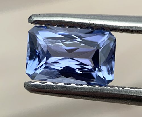 Ceylon Sapphire Blue Scissor Cut 0.64 carats