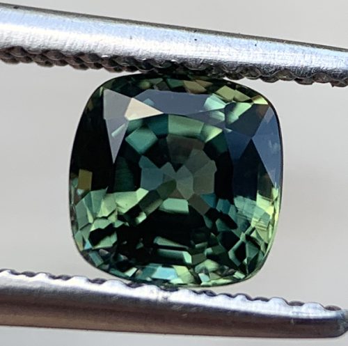 Australian Sapphire Green Square Cushion 5.2mm