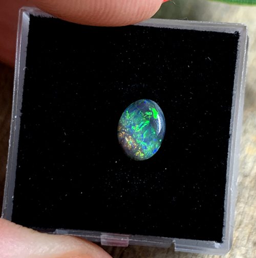 Lightning Ridge Opal Oval Cabochon 7.2x5.4mm