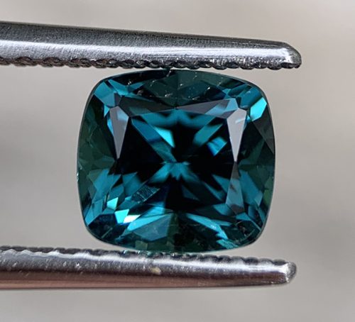 Tourmaline Teal Cushion 1.05 carats