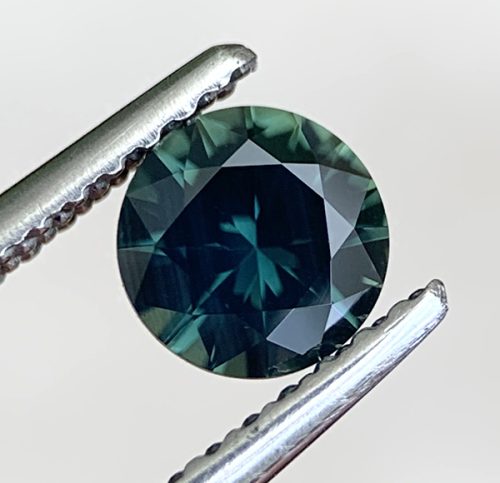Australian Sapphire Blue Green Round 5mm