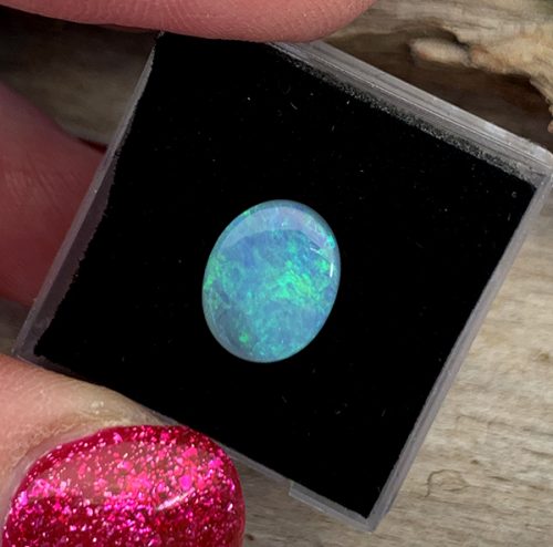 Lightning Ridge Opal Oval Cabochon 10.6x8.5mm