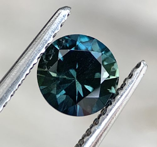 Australian Sapphire Blue Green Round 5.5mm