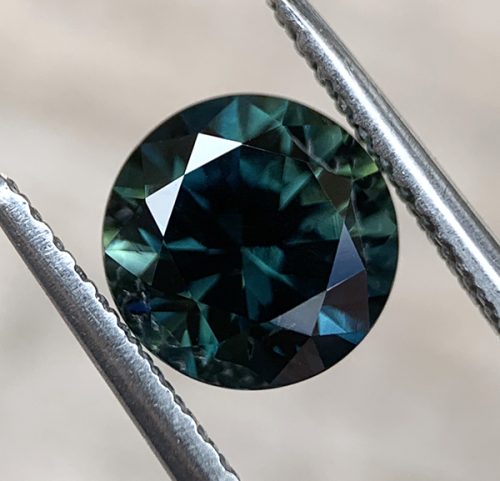 Australian Sapphire Blue Green Yellow 7mm