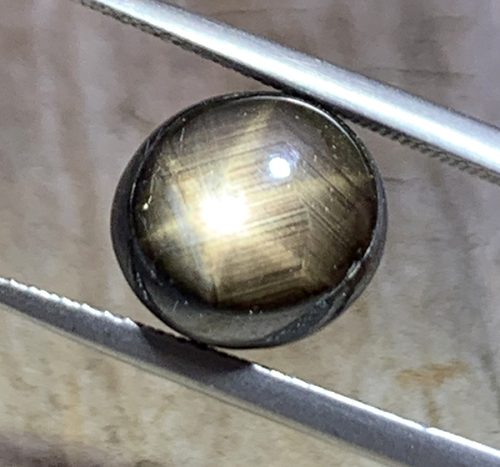 Australian Star Sapphire Bronze Oval Cabochon 10.7x10mm