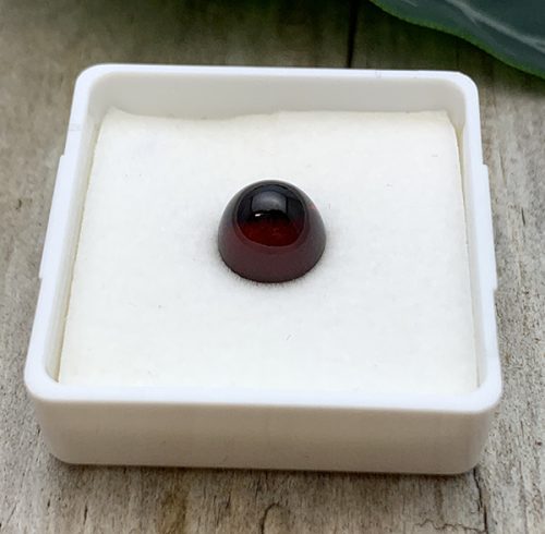Garnet Round Bullet Cabochon 9.9mm