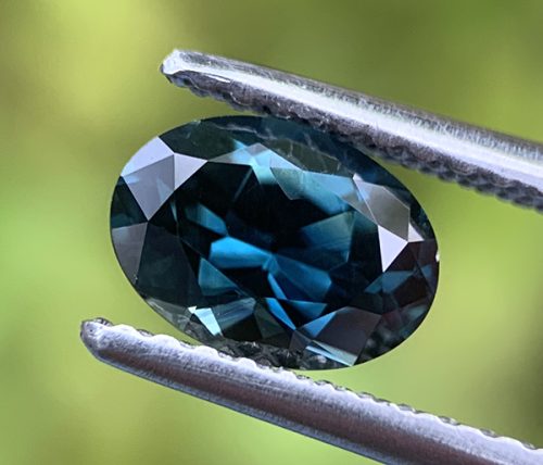 Australian Sapphire Blue Oval 0.91 carats