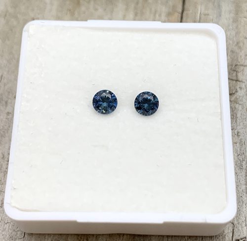 Australian Sapphire Blue Round Pair 4.4mm