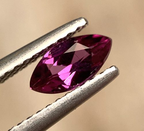 Colour Change Spinel Pink to Plum Grey  Marquise 0.51 carats